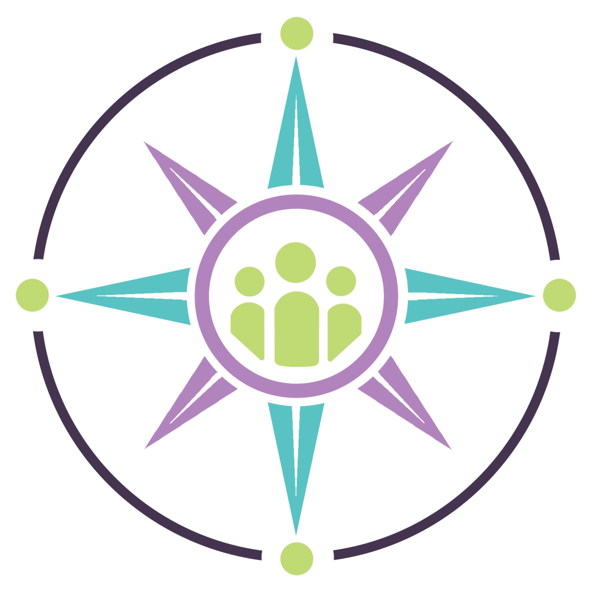 EV Locator compass and community mark